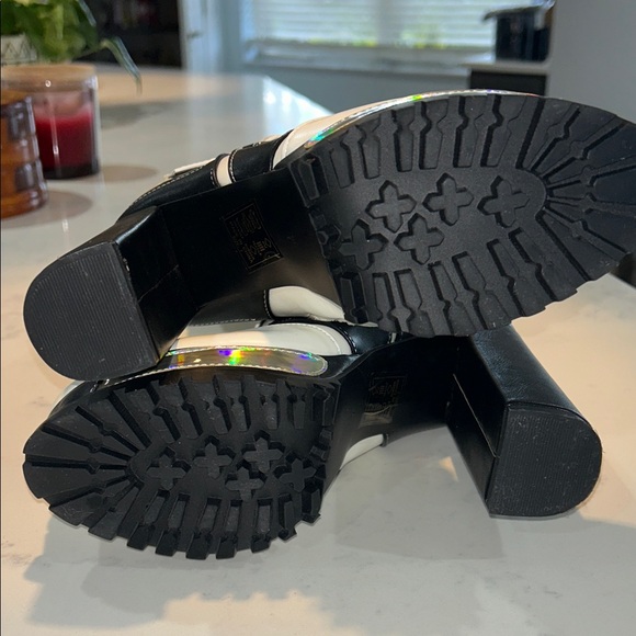 NWOT Azalea Wang Stargazer Chunky Boots 7 - Picture 6 of 8